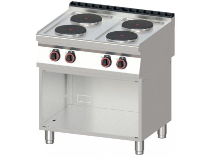 REDFOX Elektrický sporák 4 zóny BASIC - SP 70/80 E s podestavbou