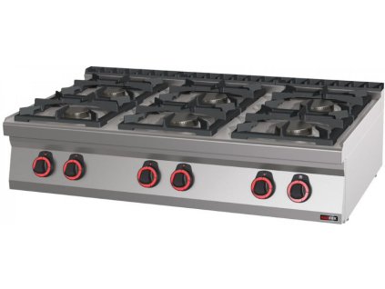 REDFOX Plynový sporák BASIC 6 zón - SPB 70/012 G