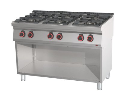 REDFOX Plynový sporák BASIC 6 zón - SPB 70/120 G s podestavbou