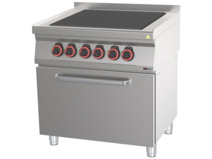 REDFOX Elektrický sporák s troubou 4 zóny - SPLT 70/80 - 11 E