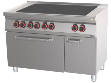 REDFOX Elektrický sporák s troubou 6 zón - SPLT 70/120 - 21 E