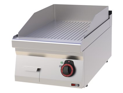 REDFOX FTRC 70/04 E Grilovací deska elektrická - rýhovaná chromovaná