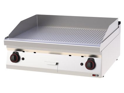 REDFOX FTRC 70/08 G Grilovací deska plynová - rýhovaná chromovaná