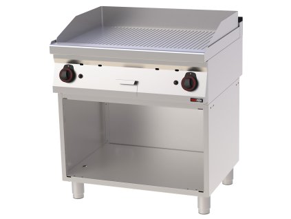 REDFOX FTR 70/80 G Grilovací deska plynová - rýhovaná
