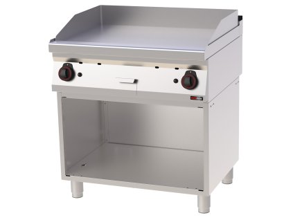 REDFOX FTHC 70/80 G Grilovací deska plynová - hladká chromovaná