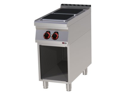REDFOX Elektrický sporák 2 zóny - SPQ 90/40 E s podestavbou