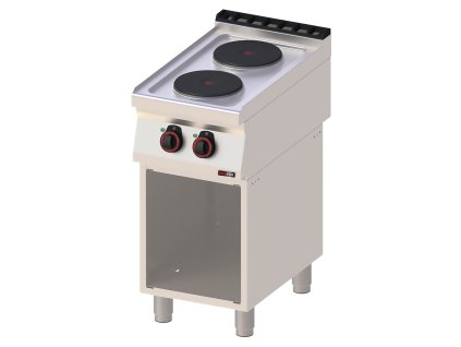 REDFOX Elektrický sporák 2 zóny - SP 90/40 E s podestavbou