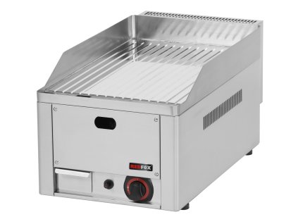 REDFOX FTRC 30 G Grilovací deska plynová - rýhovaná chromovaná