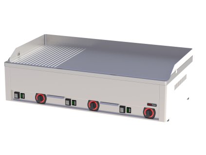 REDFOX FTHRC 90 E Grilovací deska elektrická - kombinovaná chromovaná