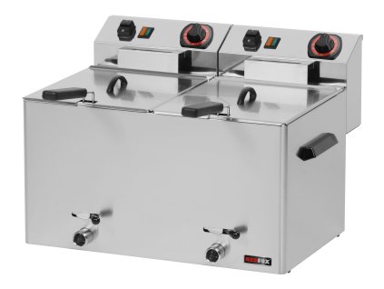REDFOX FE 77 V Fritéza elektrická 8+8 l s výpustí