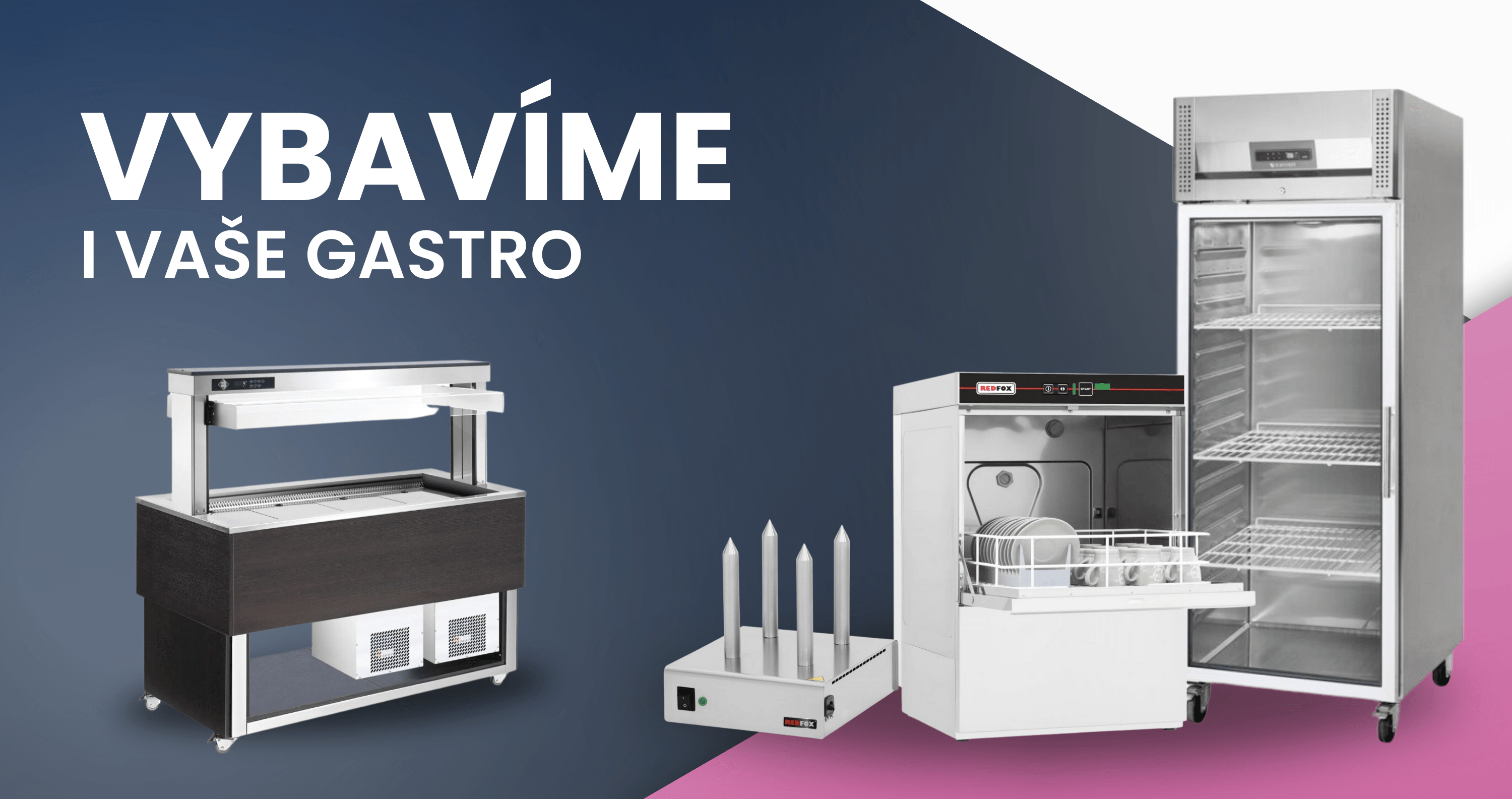 Banner s gastro vybavením