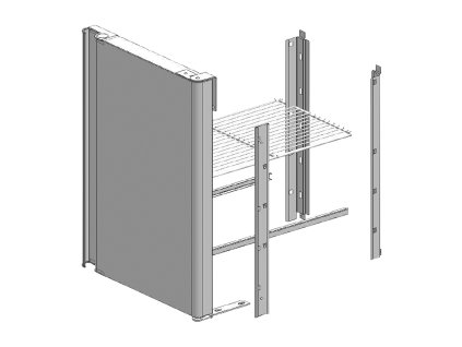 RM - D Dveře + pojezdy na rošt pro SCH/SM GN 1/1