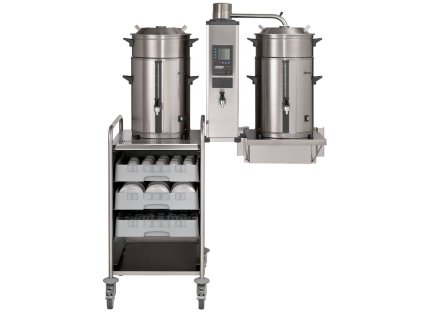 PŘEKAPÁVAČ KÁVY NÁSTĚNNÝ B5 HW W 400V S KOHOUTEM - 2x5L - KOŠOVÉ FILTRY