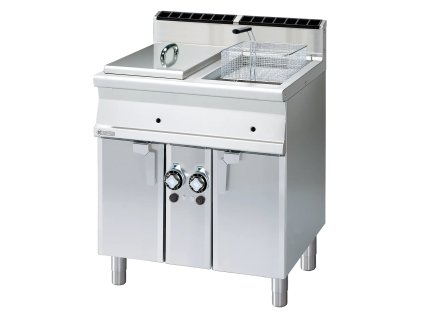 RM - F2/13-78G Fritéza plynová dvojitá 0,72 kW/l, 13+13 l s podestavbou