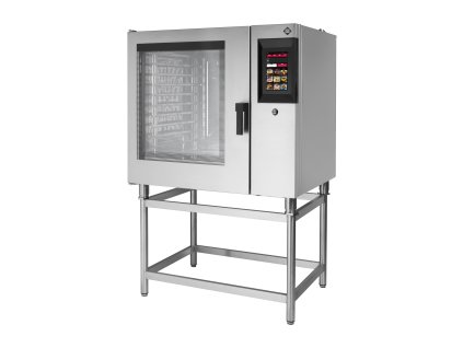 RM - STMB 1021 GL Konvektomat STEAMBOX plynový 10x GN 2/1 automatické m. bojler levé dveře 10" displej
