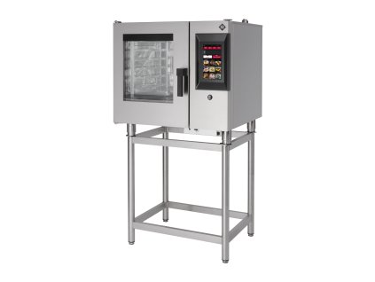 RM - STMB 0611 GL Konvektomat STEAMBOX plynový 6x GN 1/1 automatické myt bojler levé dveře 10" displej