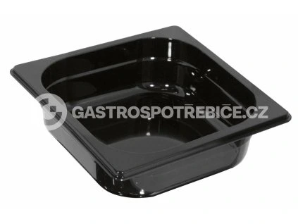 gn 1 6 h 65 mm polykarbonat cerny