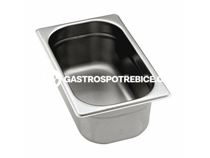 gn 1 4 h 65 mm nerezova plna optinox