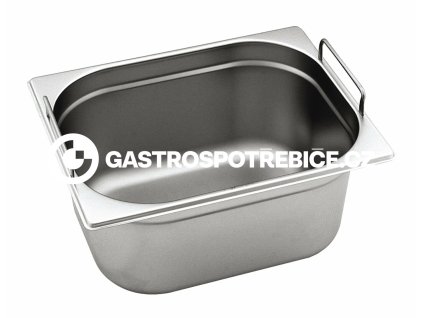 gn 1 2 h 200 mm nerezova plna s uchy optinox
