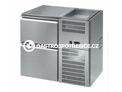 stul chladici barovy regd 102e 1 sekce delka 1090mm s chlazenou vanou na napoje