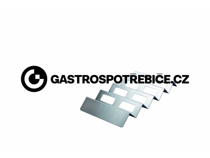 prodejni podlozka z otvory nerez 370x175x35 mm