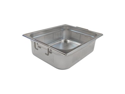 REDFOX - GND 1/2-100 U Gastronádoba děrovaná GN 1/2 - 100 ucha zasouvací nerezová