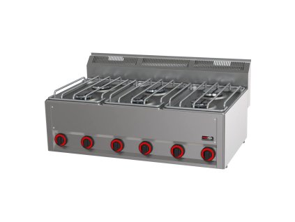 REDFOX - SP 90 GL Sporák plynový 6x hořák bez podestavby