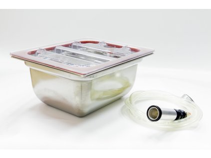 Vakuovací gastronádoba profi 1/2 150 s víkem a ventilem