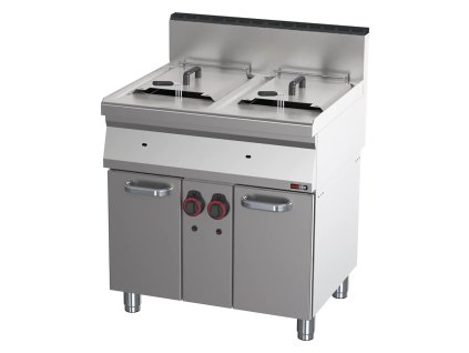 00110055 Friteza pl dvojita 0 8 kW l 15+15 l s pod FE 70 80 G