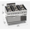plynovy sporak s troubou sg9f6ps fg