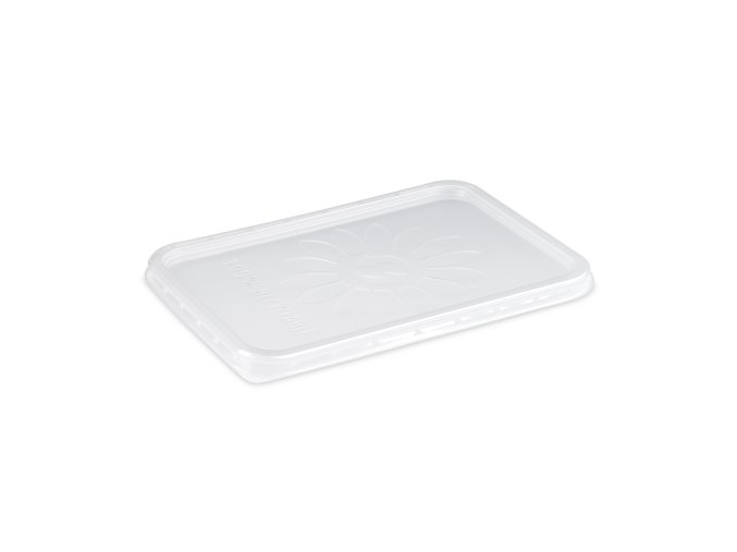 Viečko pre misky vaničky hranaté 500-1200ml PP [50ks]