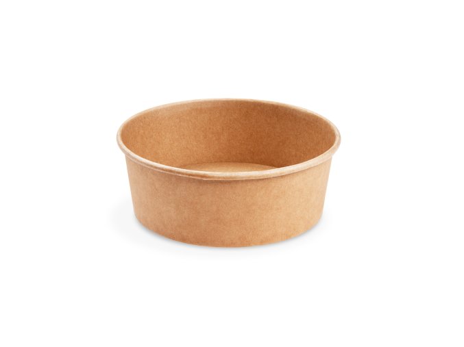 Miska papierová okrúhla KRAFT 150mm/500ml [50ks]