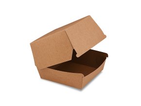Box na hamburger kraft W 110x110x90mm