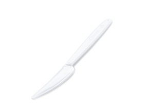 Nôž biely PP na viac použití 18,5cm [50ks]