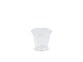 Pohár PP priehľadný 80ml 57mm bez cajchu [100ks]