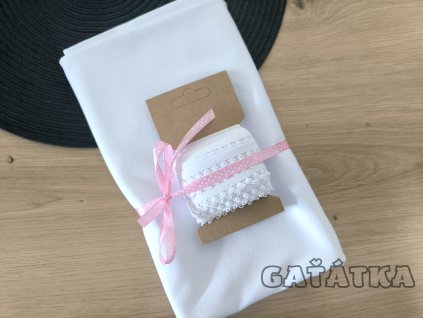 Sada na ušití dámského i dětského spodního prádla -bílá