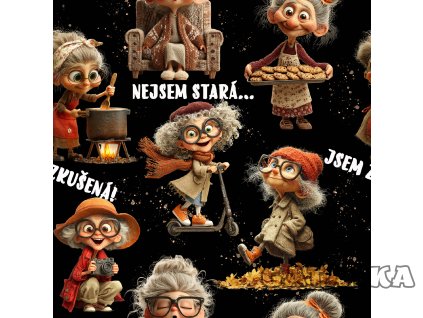 nejsem stará jsem zkušená pro tisk