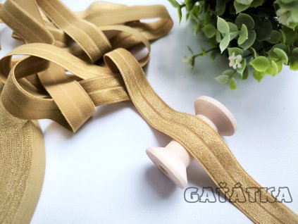 Lemovací půlená pruženka 19mm - měděná