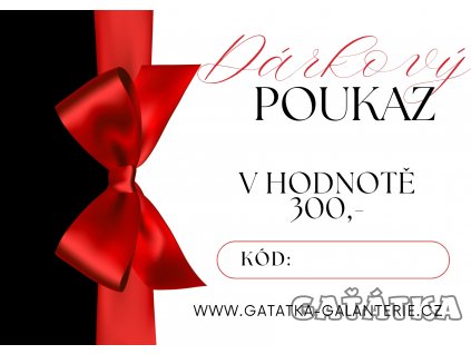 Dárkový poukaz 300,-