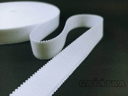 Pruženka ramínková 23mm - bílá