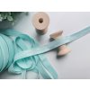 Elastická půlená pruženka 15mm - mint