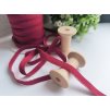 Elastická lemovací pruženka šíře 10mm - vínová