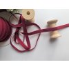 Elastická lemovací pruženka šíře 10mm - vínová
