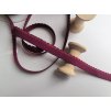 Podprsenková pruženka - 12mm - vínová