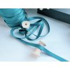 Elastické ramínko šíře 12mm - teal
