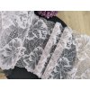 Elastická krajka v šíři 23cm - pudrová