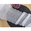 Elastická krajka v šíři 19cm - bílá