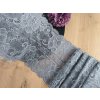 Elastická krajka v šíři 22cm - šedá