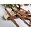 Elastická lemovací pruženka šíře 10mm - hnědá