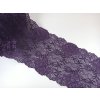 Pružná krajka 164 mm - fialová